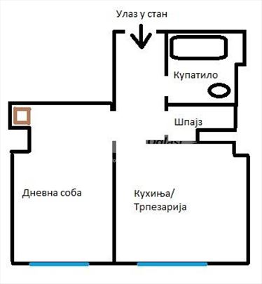 jednosoban stan 38kvm - Mladenovac