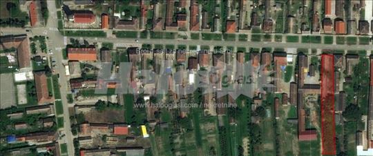 Plac u građevinskom području sa objektima