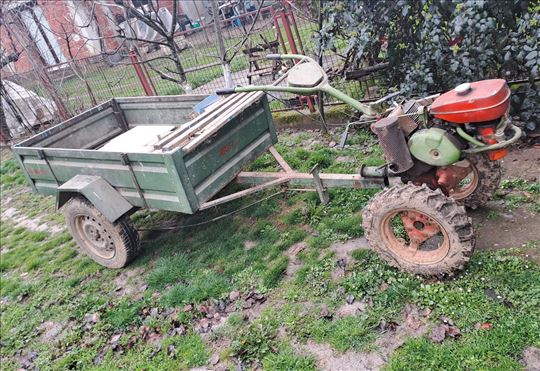 Prodajem motokultivator IMT 506 SX   sa prikolicom