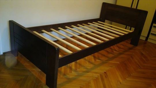 Ena bračni krevet u wenge boji  90x190/200