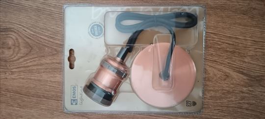 Grlo visece sa kablom za sijalicu E27,bakar