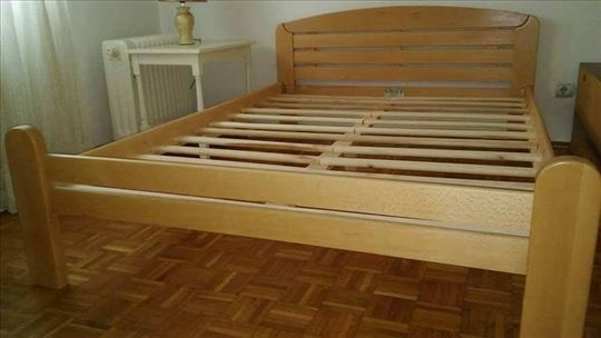 Krevet De lux u natur boji 140x200