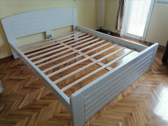 Krevet Kan u beloj boji 180x190/200