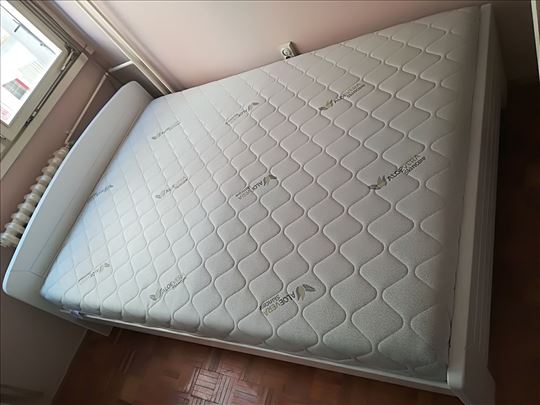 Krevet Afrodita beli i Superior Memory 160x200