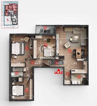4.0 stan moderna novogradnja ID#9153