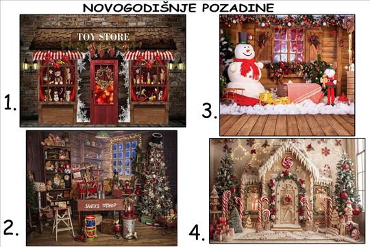 Novogodišnja pozadina za fotografisanje
