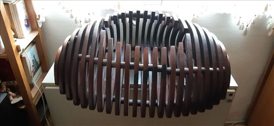 retro drveni luster70-tih  90x65x30cm 