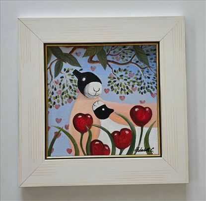 Ulje na platnu - Vrt ljubavi