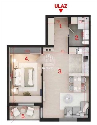 2.0 stan, kvalitetna novogradnja ID#9163