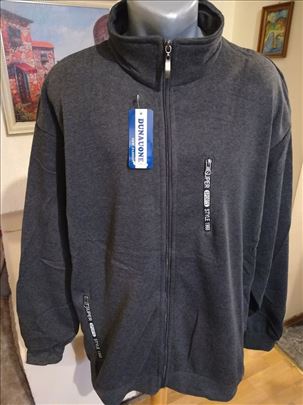 Odlican muski duks sa kragnom Fashion 7XL Sivi