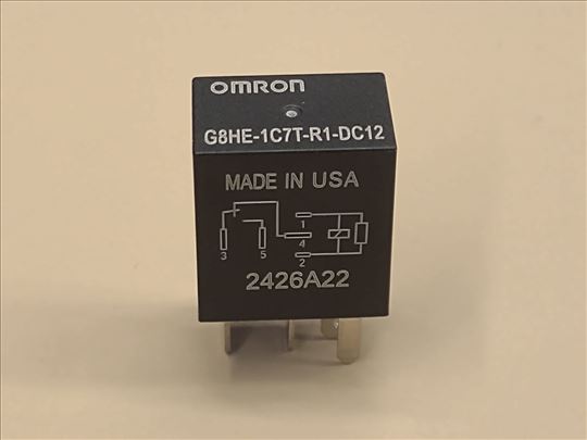 OMRON Relej G8HE-1C7T-R1-DC12 40A - Made in USA