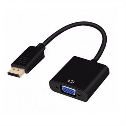 DisplayPort / VGA Adapter ; DP to VGA ; DP na VGA 