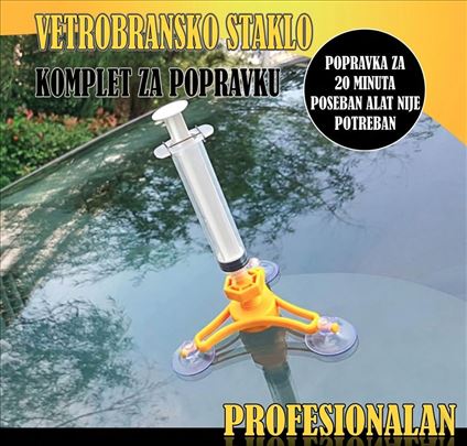 Komplet za popravku stakla