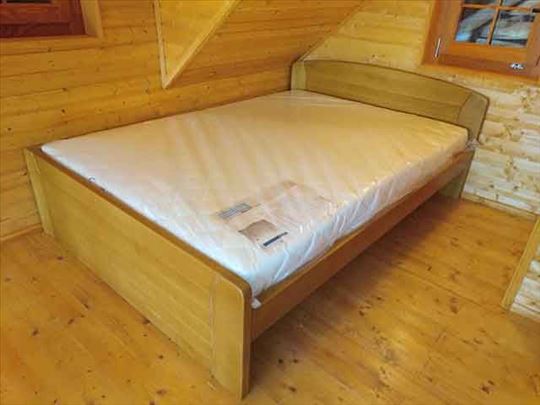 Krebet Kan hrast boja i dusek Memory fleks 120x200