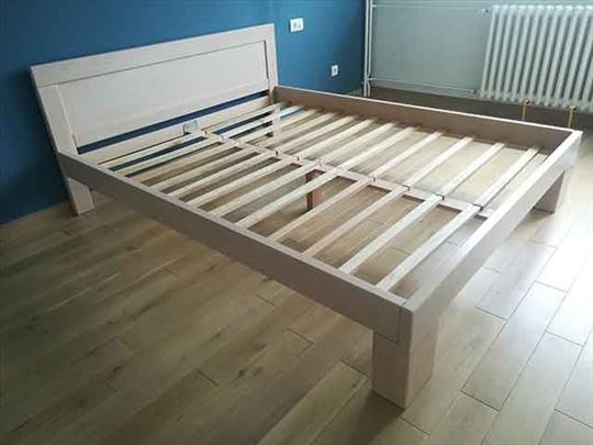 Krevet Monaco u belom bajcu 160x190/200