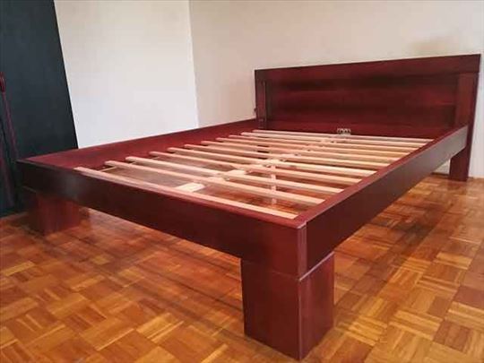 Krevet Monaco u tresnja boji 160x190/200