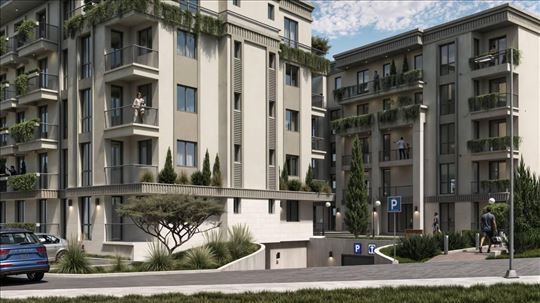 Dvosoban stan u parku - u izgradnji 48,96m2