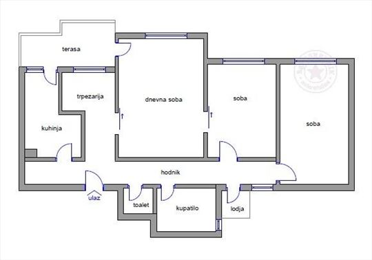 Palilula, Višnjička banja, Višnjički venac, 85m2