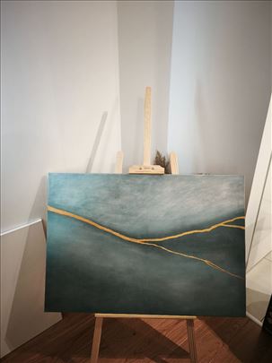 Apstraktna slika ulje na platnu