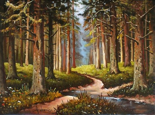 Dušan Vuković, U šumi