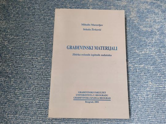 Građevinski materijali - zbirka rešenih ispitnih