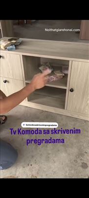 Komoda sa skrivenim pregradama