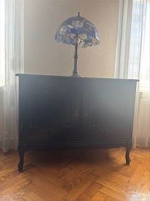 Stilska komoda, crne boje