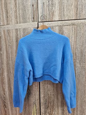 Zara dzemper plavi dugih rukava 