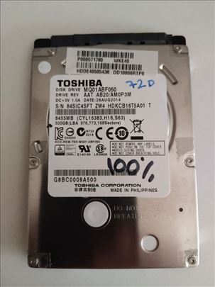 1TB HGTS /500GB Toshiba / 500GB Seagate / 100%