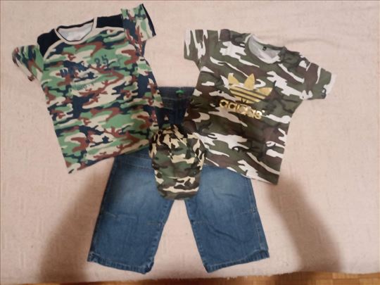 Beneton bermude, militari majice i militari kačket