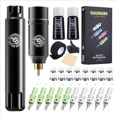 DragonHawk S12 mašinica za tetoviranje set vakuum