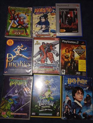 DVD filmovi i crtaci 100din komad