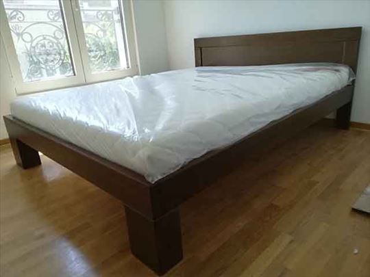 Krevet Monaco orah i dusek Memory fleks 160x200
