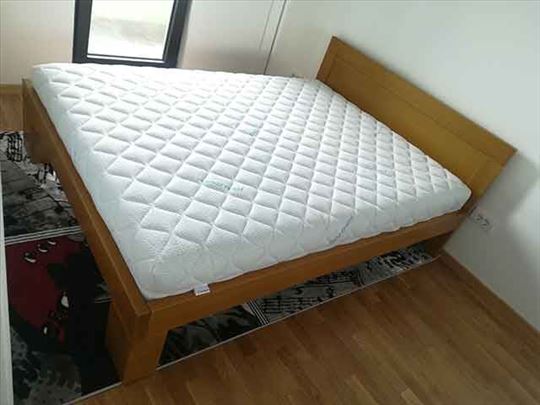 Krevet Monaco u hrast boji i dusek Casper 160x200
