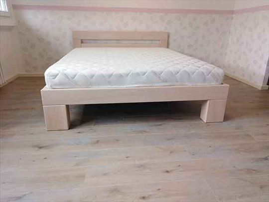 Krevet Quadro beli bajc i dusek Casper 140x200