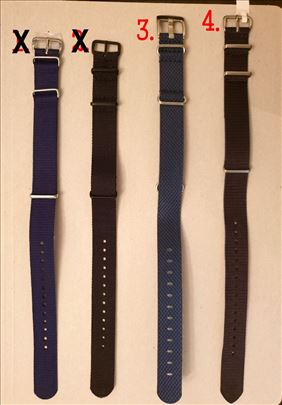 Nato Strap, narukvice za sat, kaiš 18mm