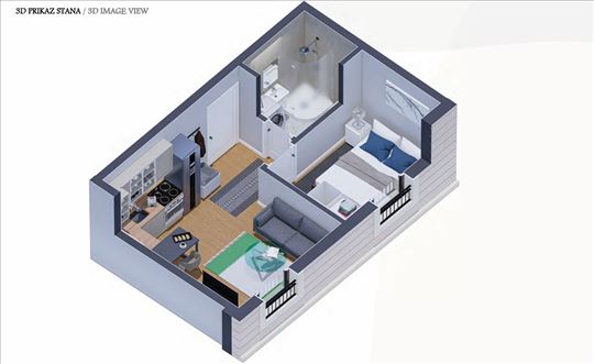 Prelep jednostoban stan useljiv za 3 meseca