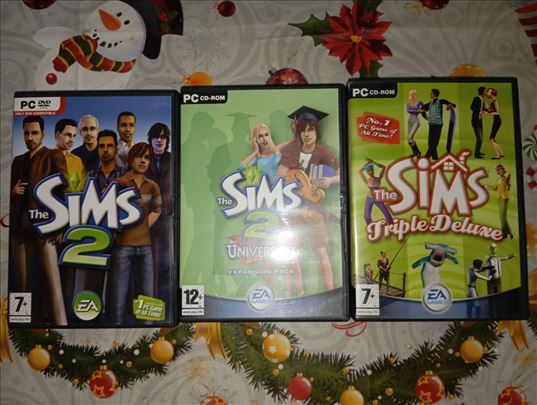 SIMS 2 i sims triple deluxe 1000din sva tri