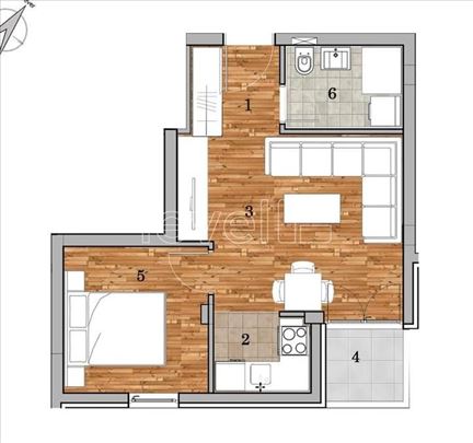 Stan,Novi Sad,Telep Južni,kv: 37.00