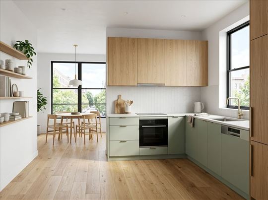 Moderna kuhinja po meri — minimalizam i funkcional