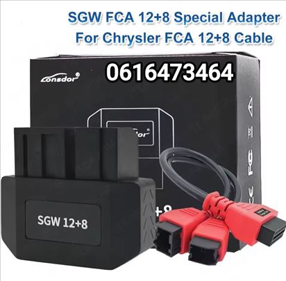 Novo- Lonsdor SGW FCA Adapter + 12+8 Baypass Kabel