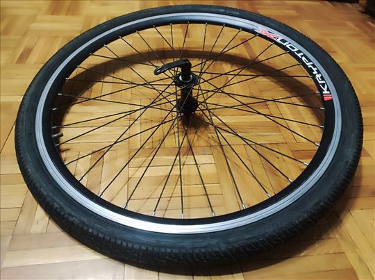 Točak za bicikl, aluminijumski, dupli zid, 26 inča