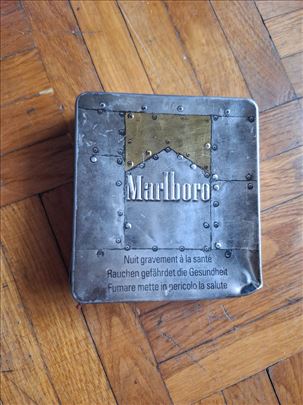 Vintage Metalna Marlboro Tabakera,Industrial Sti