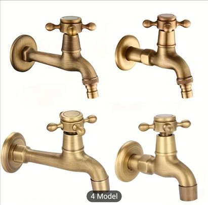 Antik bronzana cesma slavina za bastu kupatilo 