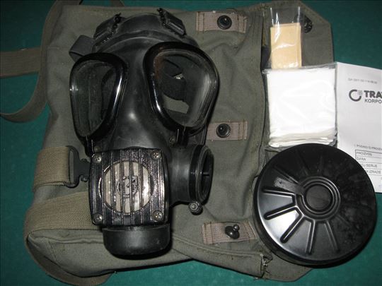 Crna fonicna zastitna maska M-2F