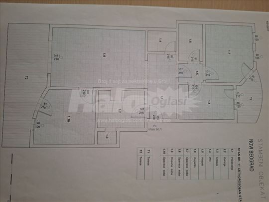 Prodaja stana od 132 m2 u bloku 21
