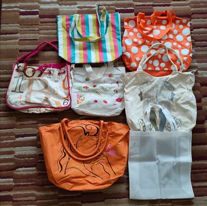 Torbe za plažu, raznih dezena i veličina