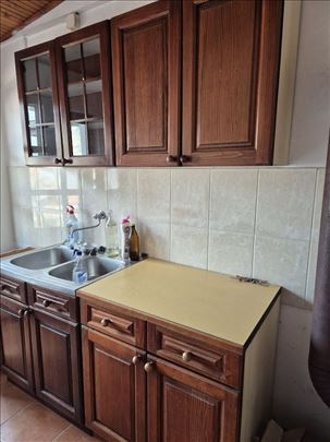 Delovi drvenih kuhinja sa sudoperom +ugao gratis