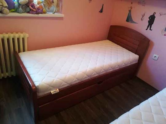 Krevet Afrodita tresnja fioka i dusek Memory fleks