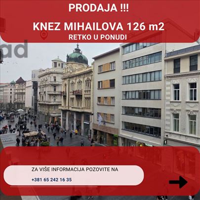 Knez Mihailova 126m2 5.0